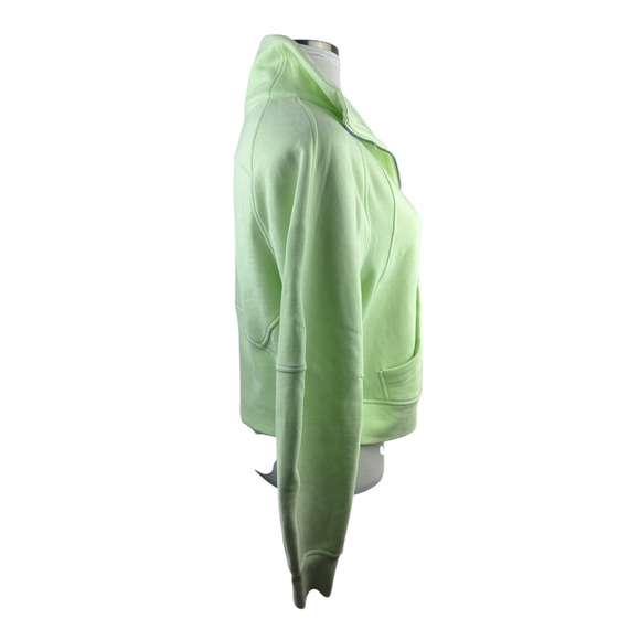 Lululemon Scuba Oversized Half Zip Hoodie Funnel Neck Green Women's Size M/L - Picture 10 of 13